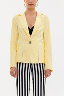 Sarı Blazer ceket 61066