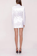 Beyaz Dar kesim ceket 61152