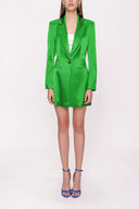 Yeşil Dar kesim blazer ceket 61153