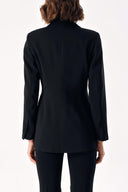 Siyah Klasik blazer ceket 61171