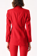 Kırmızı Klasik blazer ceket 61171