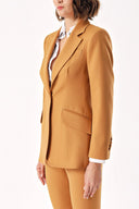 Bej Klasik blazer ceket 61171