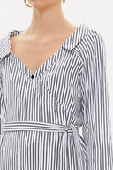 Siyah Anvelop kapama poplin gömlek 10674