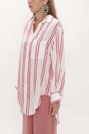 Kırmızı Bol kesim gömlek10681