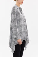 Desenli Bol kesim gömlek 10701