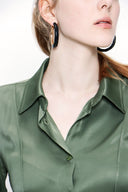 Haki Dar kesim gömlek 10760