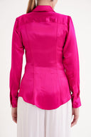 Fuşya Dar kesim gömlek 10766