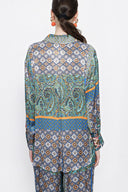 Desenli Bol kesim gömlek 10817