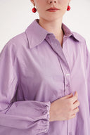 Lila Bol kesim gömlek 10820
