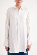 Beyaz Bol kesim gömlek 10847