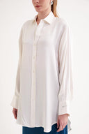 Beyaz Bol kesim gömlek 10847