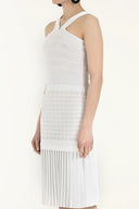 Beyaz Triko atlet elbise 28043