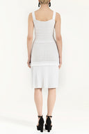 Beyaz Triko atlet elbise 28043