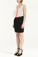 Siyah İpek mini elbise 90661