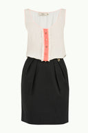 Siyah İpek mini elbise 90661