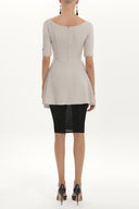 Taş Dantelli midi elbise 90762