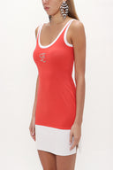 Mercan Dar kesim mini  elbise 90881
