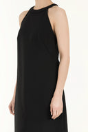 Siyah Fiyonklu mini elbise 92366
