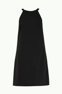 Siyah Fiyonklu mini elbise 92366