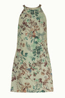 Haki Fiyonklu mini elbise 92366