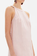 Pembe Fiyonklu mini elbise 92366