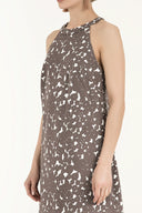 Vizon Fiyonklu mini elbise 92366