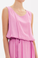 Lila Kolsuz bol kesim midi elbise 92814