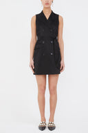 Siyah Mini elbise 93059