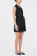 Siyah Mini elbise 93059