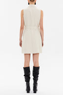 Bej Mini elbise 93059