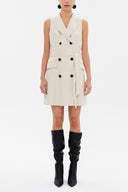 Bej Mini elbise 93059