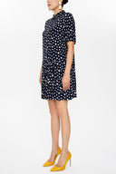 Lacivert Mini elbise 93168