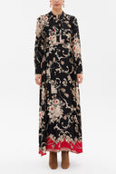 Siyah Cepli uzun elbise 93234