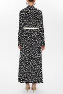 Desenli Desenli uzun elbise 93238