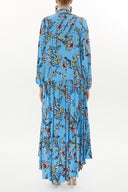 Mavi Bol kesim büzgülü elbise 93377