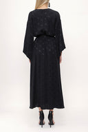 Siyah Kimono kollu elbise 93403