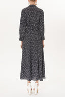 Çiçek Baskı Bol kesim gömlek elbise 93481