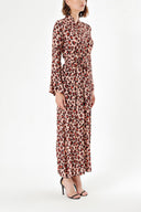 Leopar Düz kesim elbise 93832