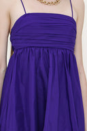 Lacivert Askılı mini elbise 93911