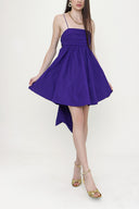 Lacivert Askılı mini elbise 93911