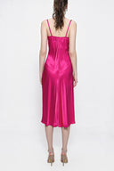Pembe Toka detaylı askılı elbise 93980