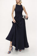 Lacivert Kolsuz odeli uzun elbise 94023