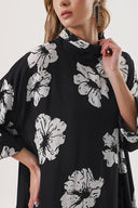 Desenli Bol kesim elbise 94307