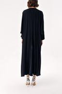 Siyah Uzun kollu kaftan 94466