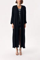 Siyah Uzun kollu kaftan 94466