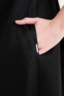 Siyah Bol kesim kemerli elbise 94697