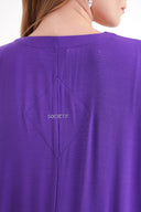 Mor Taş işlemeli uzun kollu kaftan 94715