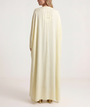 Sarı Balon kollu uzun kaftan 94765