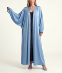 Mavi Balon kollu uzun kaftan 94765