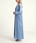 Mavi Balon kollu uzun kaftan 94765